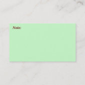 Natuur Visitekaartje (Achterkant)