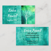 natuur visitekaartje, aangepast dubbelzijdig visitekaartje (Voorkant / Achterkant)