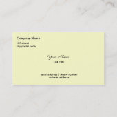 natuur visitekaartje flamingo (Achterkant)