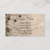 natuur visitekaartje in sepia (Achterkant)