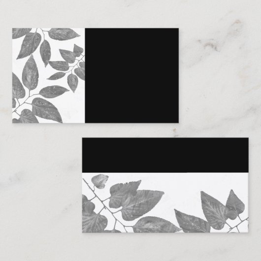 natuur visitekaartjes aangepaste sjabloon (Voorkant / Achterkant)