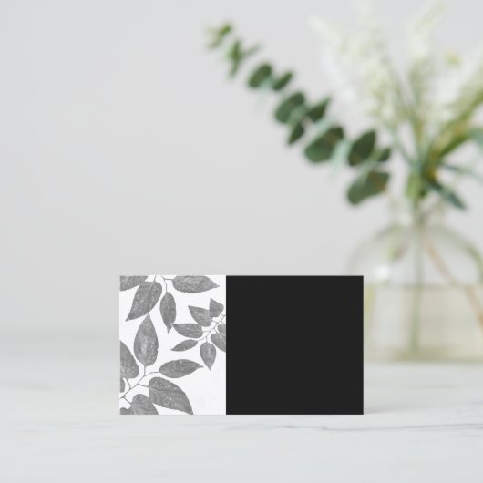 natuur visitekaartjes aangepaste sjabloon (Staand voorkant)