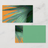 natuur visitekaartjes Tropische Palm Fotokunst (Voorkant / Achterkant)