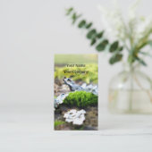 natuur visitekaartsjabloon visitekaartje (Staand voorkant)