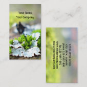 natuur visitekaartsjabloon visitekaartje (Voorkant / Achterkant)