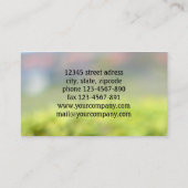 natuur visitekaartsjabloon visitekaartje (Achterkant)