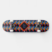 Natuur vismonogram personaliseren Persoonlijk Skateboard (Horizontaal)