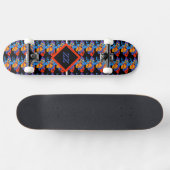 Natuur vismonogram personaliseren Persoonlijk Skateboard (Horizontaal)