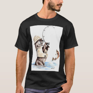 Natuur Visser - Otter Forel Gevist T-shirt