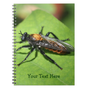 Natuur vliegend insect notitieboek