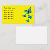 Natuur vlinder thema Visitekaartjes (Voorkant / Achterkant)