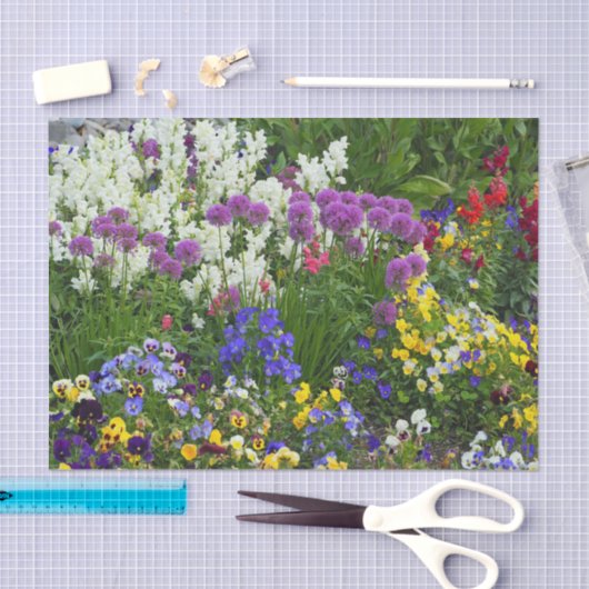 Natuur Vloertuinkleurige foto Tissuepapier (Craft)