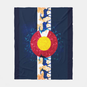 Natuur vlooiendeken van Colorado Fleece Deken
