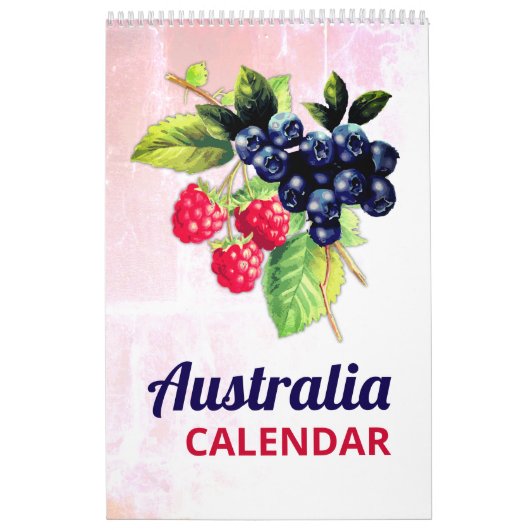 Natuur voedingsmiddelen | Australië 2025 Muur Kale Kalender (Hoes)