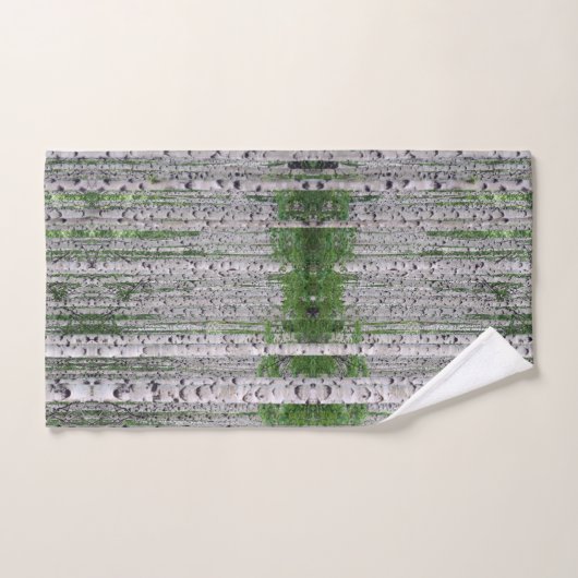 Natuur vogelbomen bad handdoek (Handdoek)