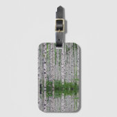 Natuur vogelbomen bagagelabel (Voorkant (verticaal))