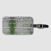 Natuur vogelbomen bagagelabel (Voorkant (horizontaal))