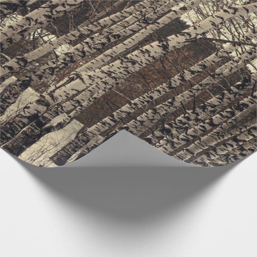 Natuur vogelbomen cadeaupapier (Hoek)