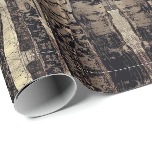 Natuur vogelbomen cadeaupapier (Rol Hoek)