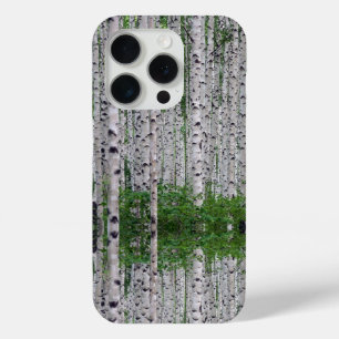 Natuur vogelbomen iPhone 15 pro case
