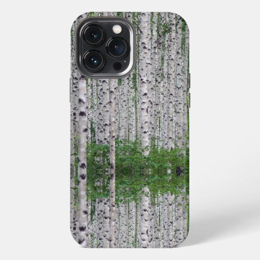 Natuur vogelbomen iPhone hoesje (Achterkant)