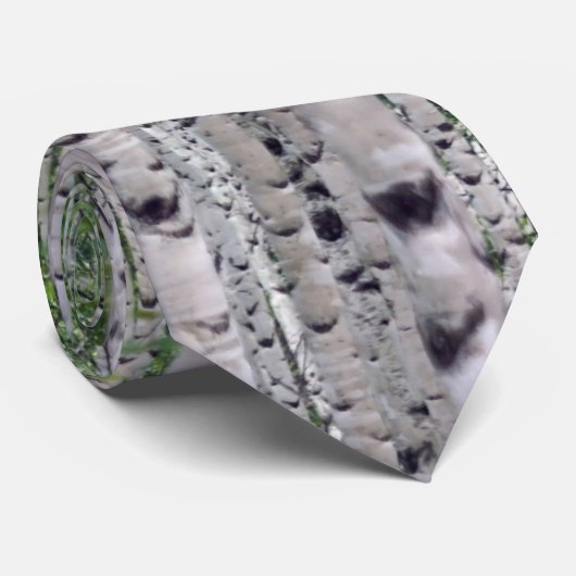 Natuur vogelbomen stropdas (Opgerold)