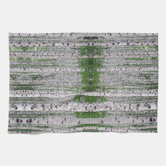 Natuur vogelbomen theedoek (Horizontaal)