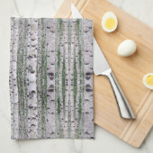 Natuur vogelbomen theedoek (Quarter Fold)