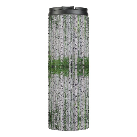 Natuur vogelbomen thermosbeker (Achterkant)