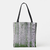Natuur vogelbomen tote bag (Achterkant)
