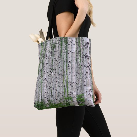 Natuur vogelbomen tote bag (Dichtbij)