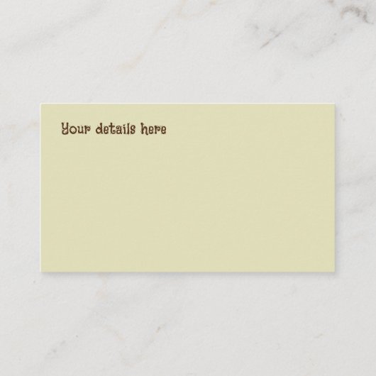 Natuur vogelbomen visitekaartje (Achterkant)