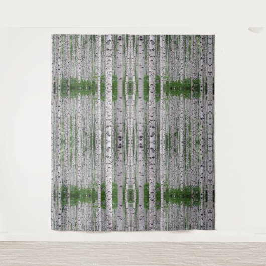 Natuur vogelbomen wandkleed (Voorkant)