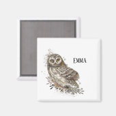 Natuur vogelpest bij Waterverf Magneet (Voorkant / Achterkant)