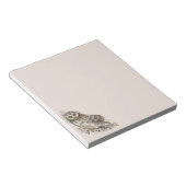 Natuur vogelpest bij Waterverf Notitieblok (Schuin)