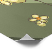 Natuur voor afspelen: bloemen en ladybird poster (Hoek)