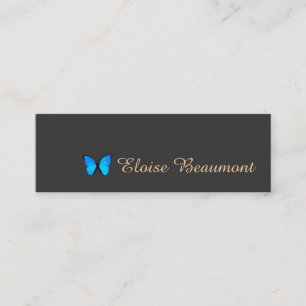 Natuur voor blauwe vlinder mini visitekaartje