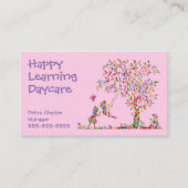 Natuur voor dagkinderen visitekaartje (Voorkant)