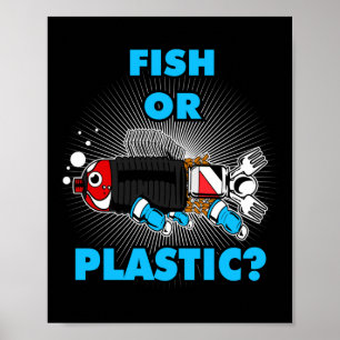 Natuur voor de bescherming van het milieu van vis  poster