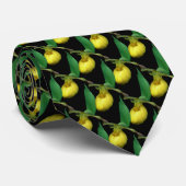 Natuur voor de Colour Lady Slipper Flower Stropdas (Opgerold)