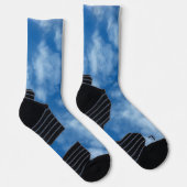 Natuur voor gedeeltelijk troebele blauwe hemel sokken (Rechts)