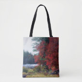 Natuur voor herfst Foliage Pond Painting Tote Bag (Voorkant)