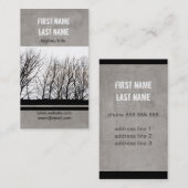 natuur voor persoonlijke visitekaartjes (Voorkant / Achterkant)