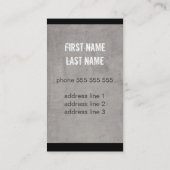 natuur voor persoonlijke visitekaartjes (Achterkant)