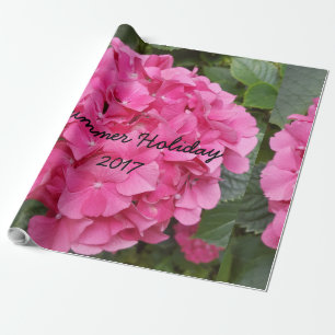 Natuur voor roze bloem fotografie cadeaupapier