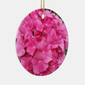 Natuur voor roze bloem fotografie keramisch ornament (Rechts)