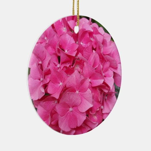 Natuur voor roze bloem fotografie keramisch ornament (Rechts)