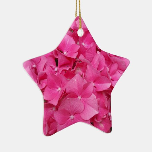 Natuur voor roze bloem fotografie keramisch ornament (Rechts)