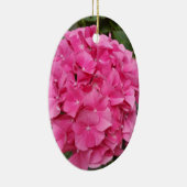 Natuur voor roze bloem fotografie keramisch ornament (Rechts)