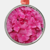 Natuur voor roze bloem fotografie metalen ornament (Voorkant)